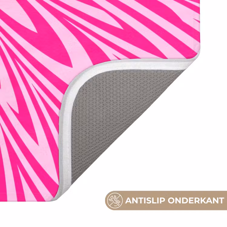 WC Mat - Patroon - Optisch - Roze — 4