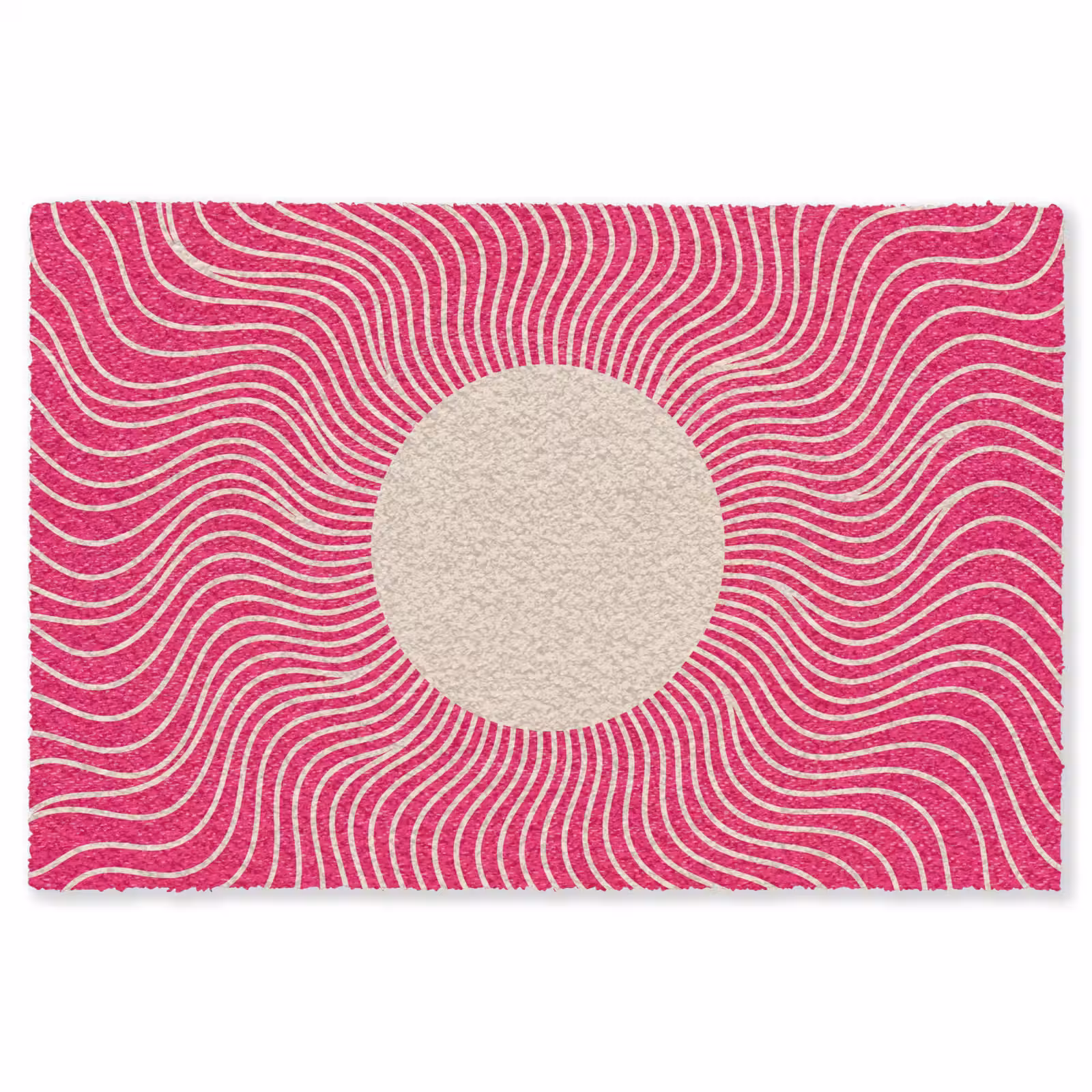 Vloerkleed - Abstract - Patroon - Roze — 1