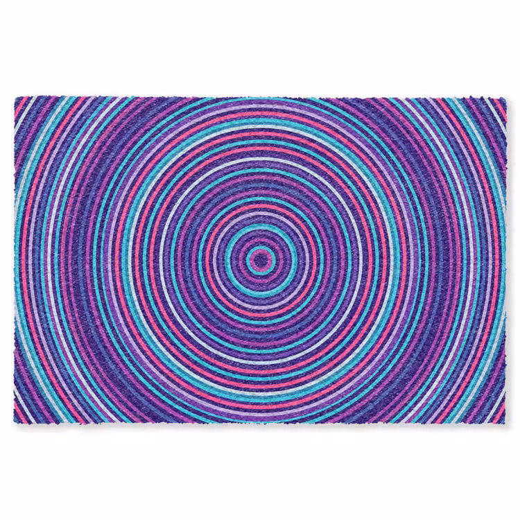 Vloerkleed - Abstract - Cirkels - Kleurrijk — 1