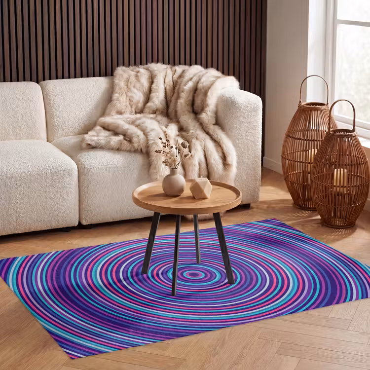 Vloerkleed - Abstract - Cirkels - Kleurrijk — 3