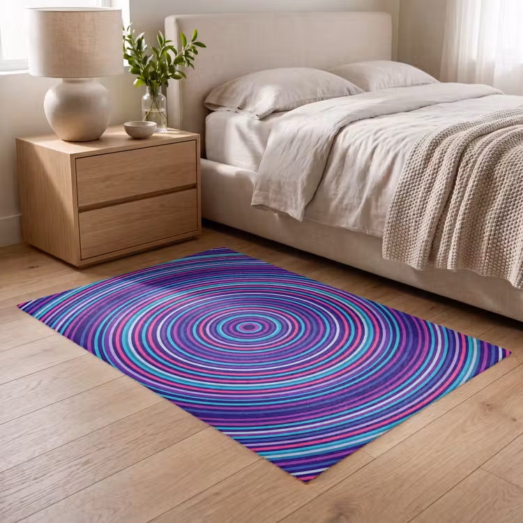 Vloerkleed - Abstract - Cirkels - Kleurrijk — 5