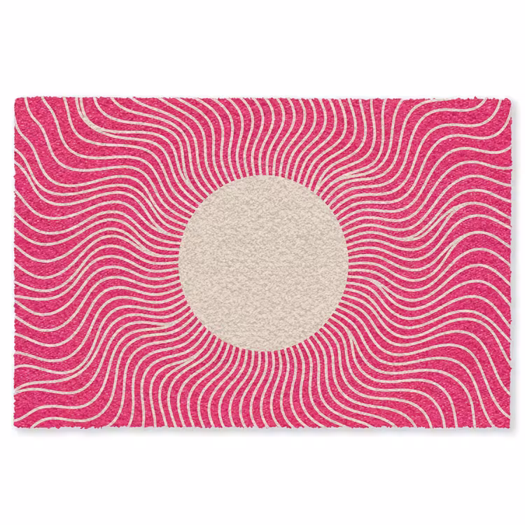Vloerkleed - Abstract - Patroon - Roze — 1