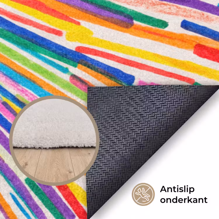 Vloerkleed - Lijnen - Kleurrijk - Abstract — 4