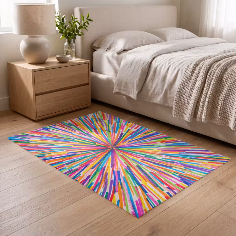 Vloerkleed - Lijnen - Kleurrijk - Abstract — 5