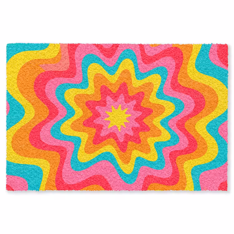 Vloerkleed - Patroon - Golvend - Kleurrijk — 1
