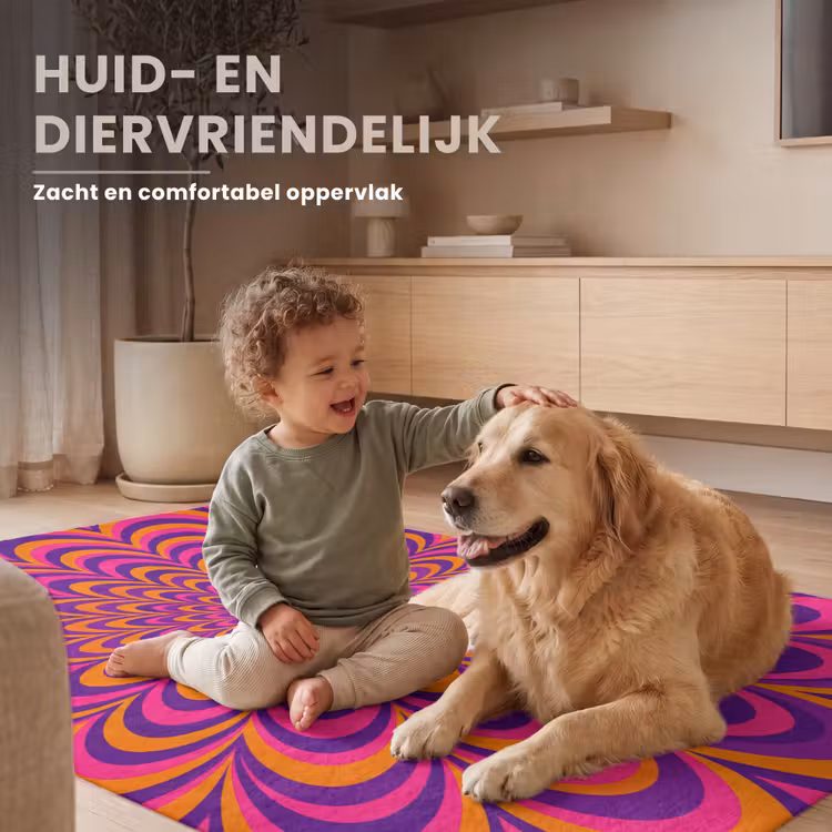 Vloerkleed - Patroon - Optisch - Kleurrijk — 6