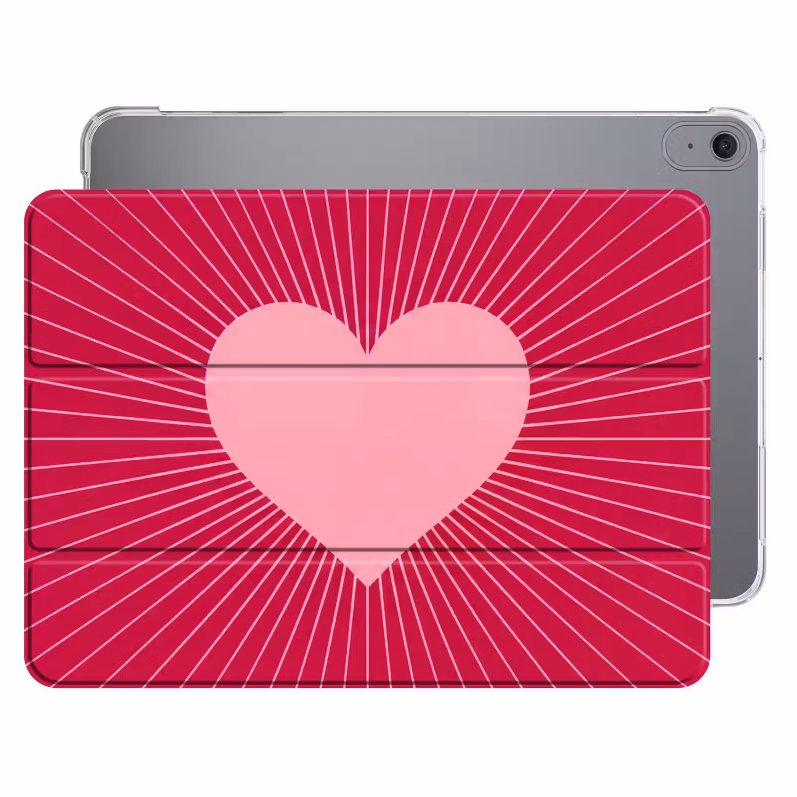Hart - Stralen - Liefde - Abstract - Roze — 1