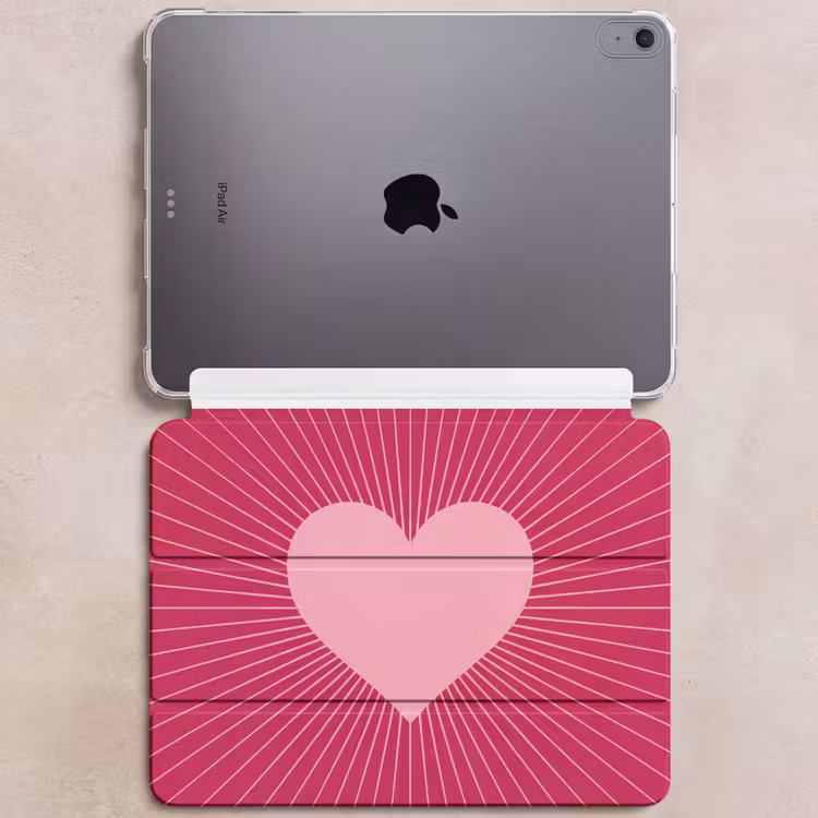 Hart - Stralen - Liefde - Abstract - Roze — 6