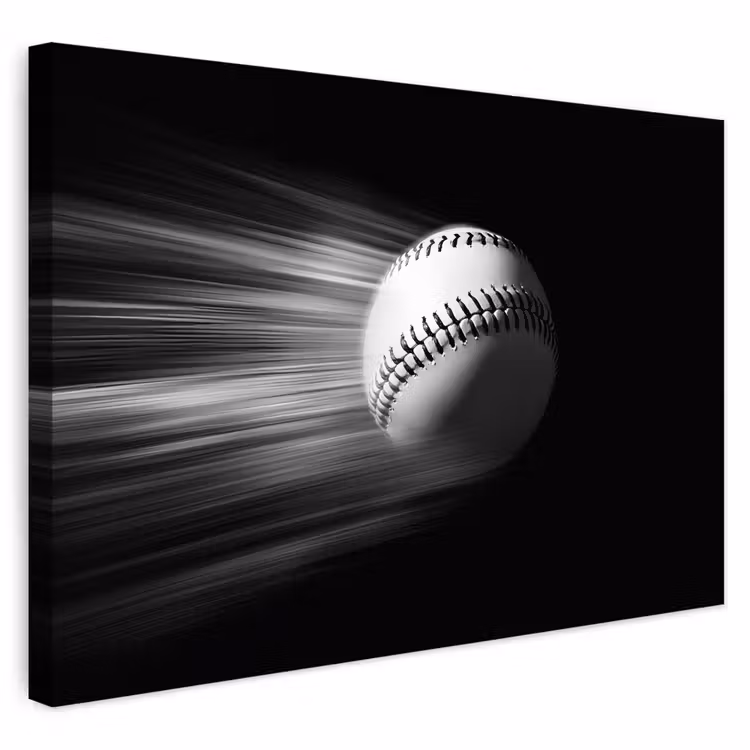 Buiten canvas - Honkbal - Wit - Vliegt — 1