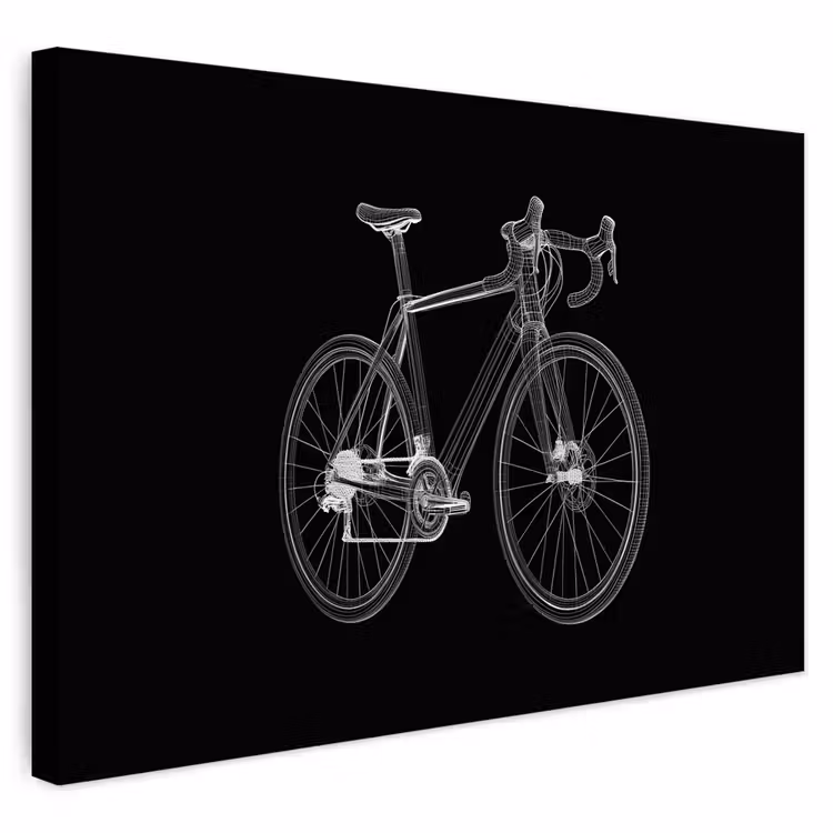 Buiten canvas - Lijnen - Illustratie - Wit — 1