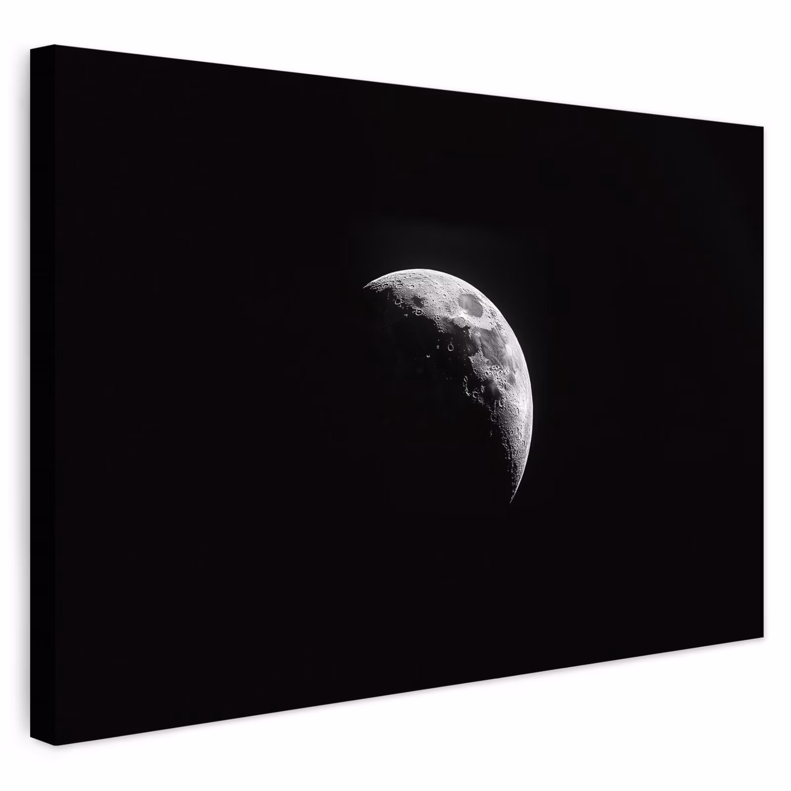 Buiten canvas - Maan - Hemel - Zwart - Schaduw — 1
