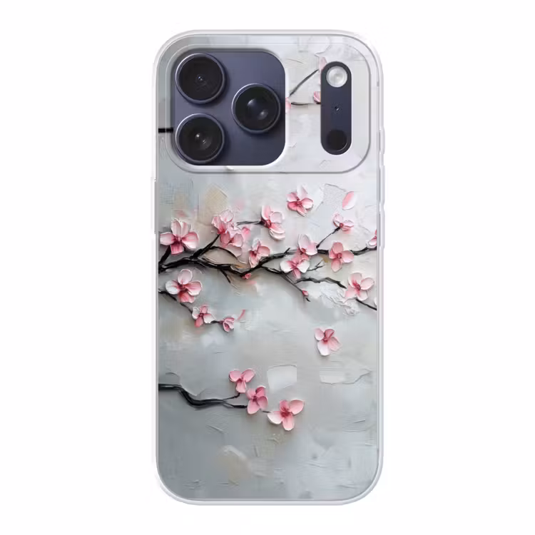 Telefoonhoesje - Bloesem - Kunstzinnig - Roze - Sakura — 1
