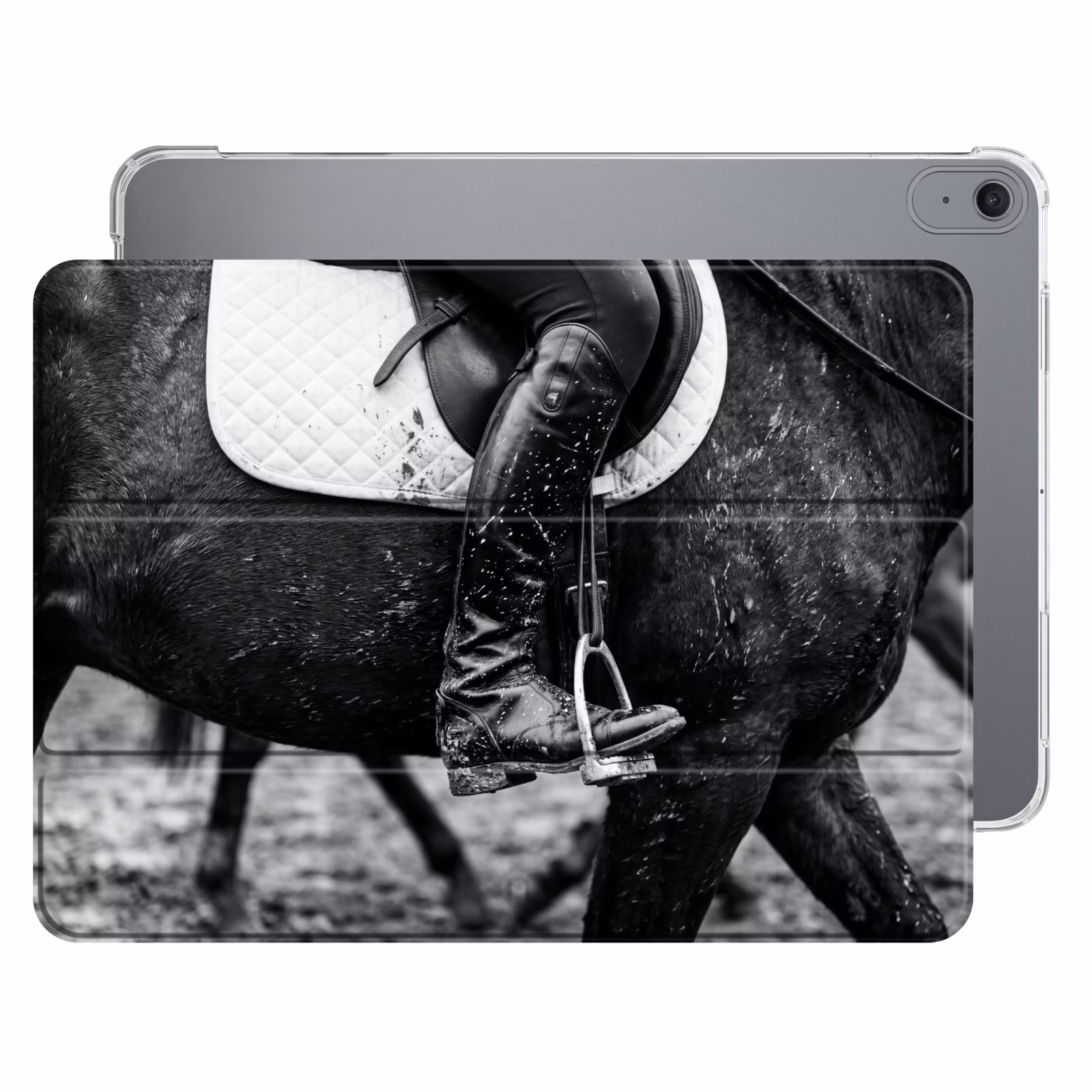 Paard - Sport - Zwart - Wit — 1