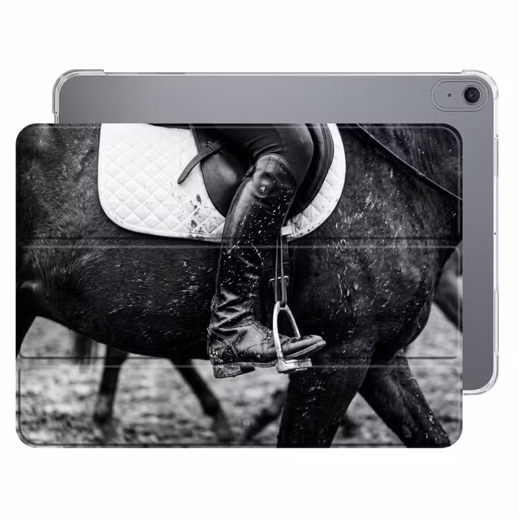 Paard - Sport - Zwart - Wit — 1