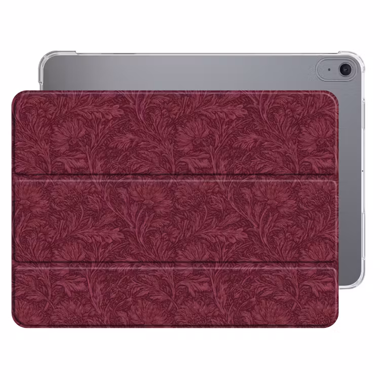 iPad hoes - Bladeren - Patroon - Paars — 1