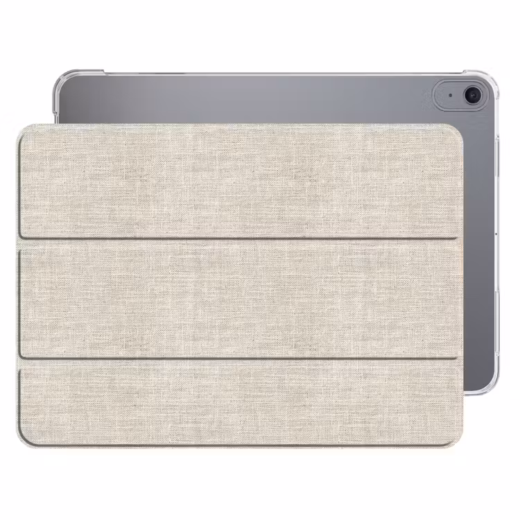 iPad hoes - Linnen - Textuur - Beige — 1