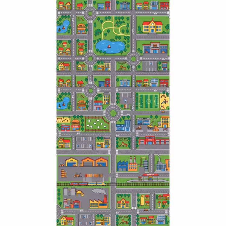 Behang - Gebouwen - Straten - Kinderlijk — 2