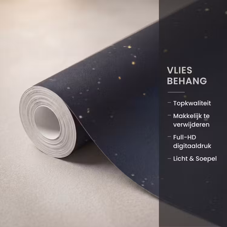 Behang - Levensboom - Nacht - Donker - Blauw — 3