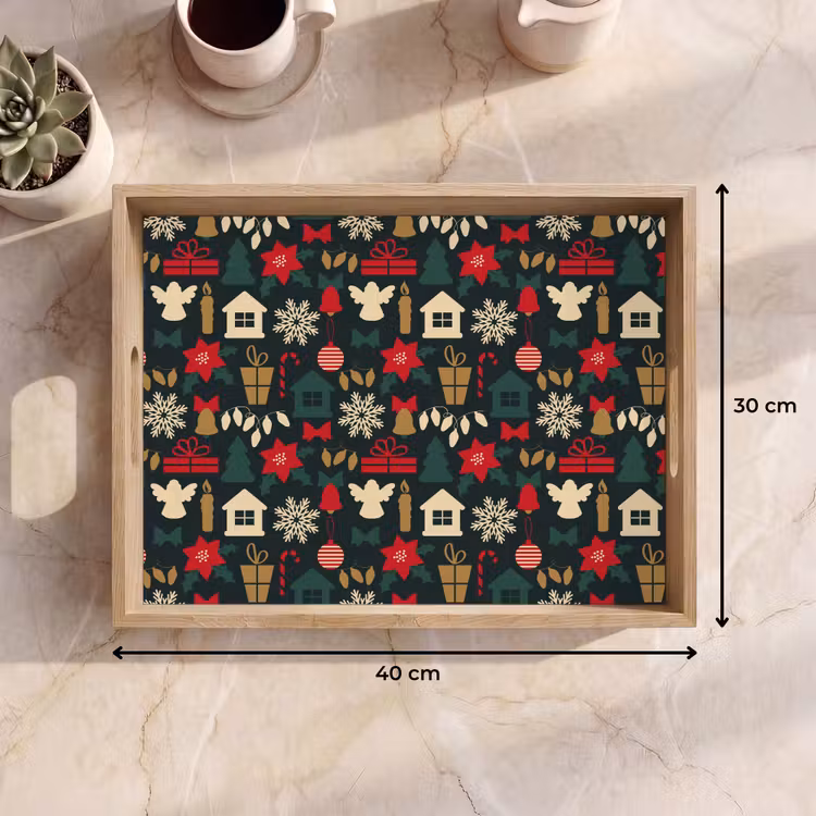 Dienblad - Patroon - Kerst - Symbolen — 9