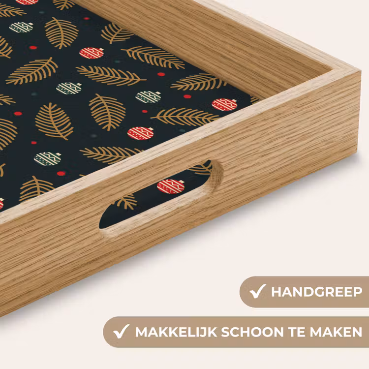 Dienblad - Patroon - Kerst - Symbolen - Groen — 5