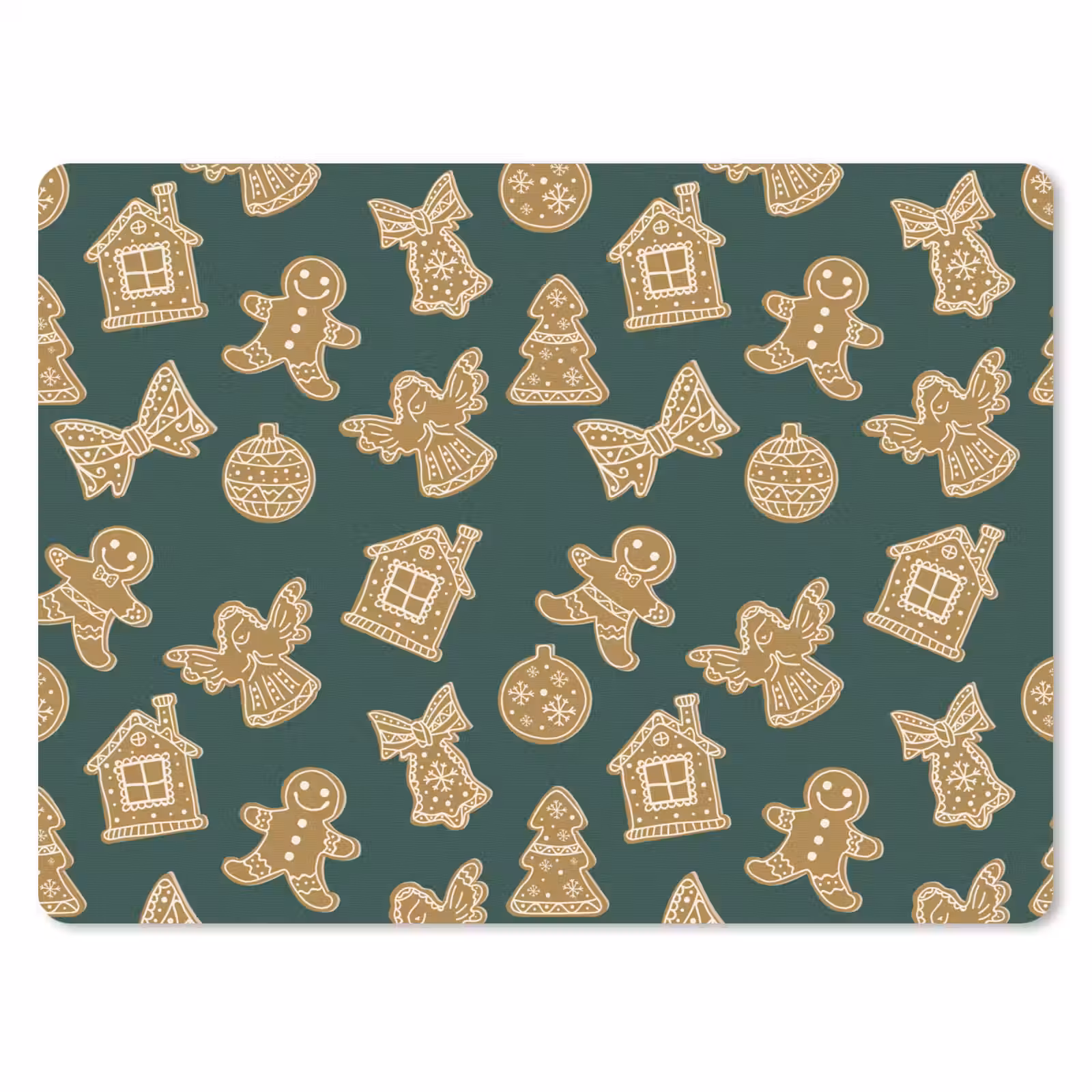 Muismat - Illustratie - Koekjes - Groen — 1