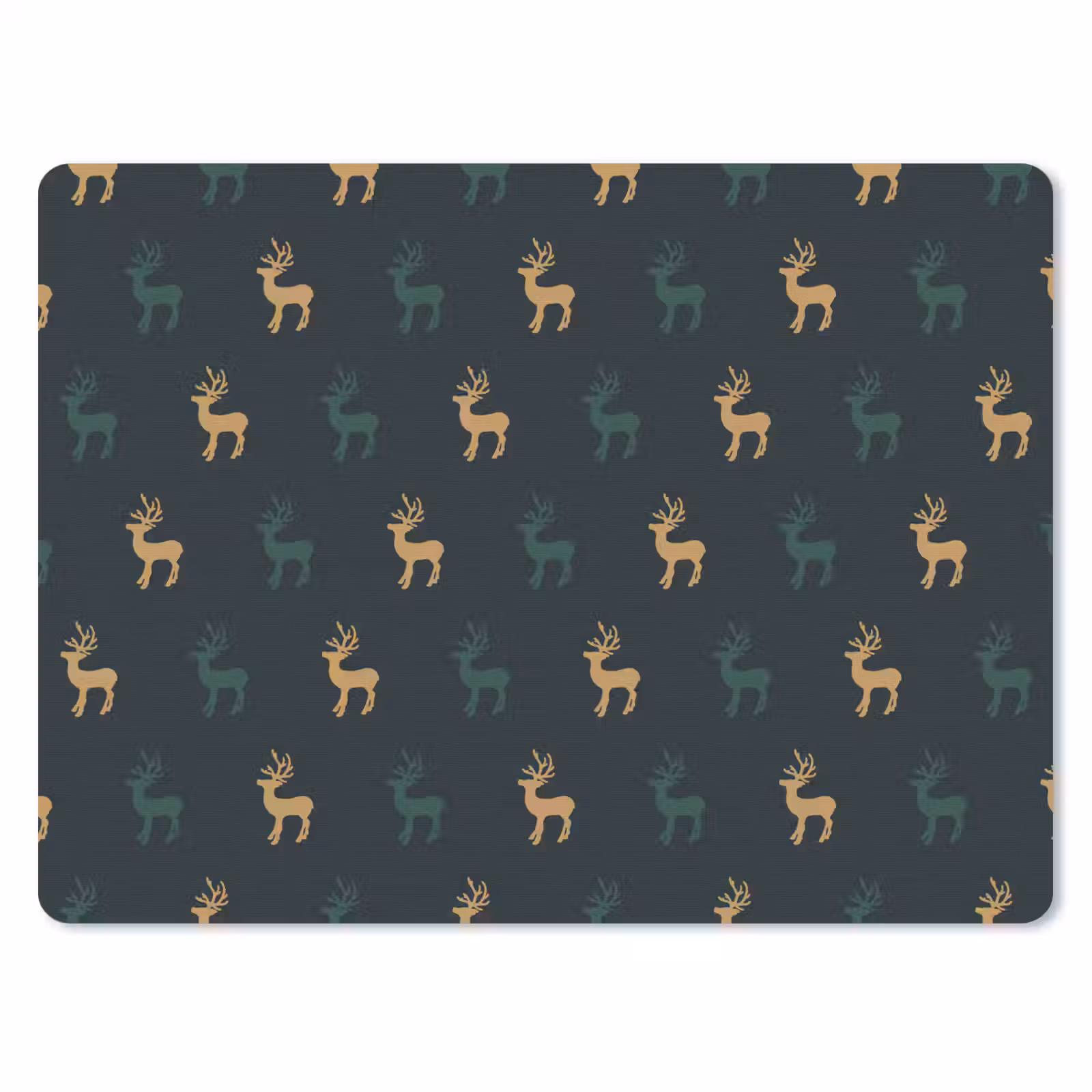 Muismat - Patroon - Groen - Herten — 1