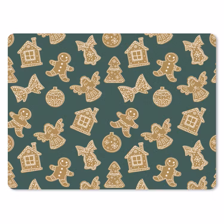 Muismat - Illustratie - Koekjes - Groen — 1