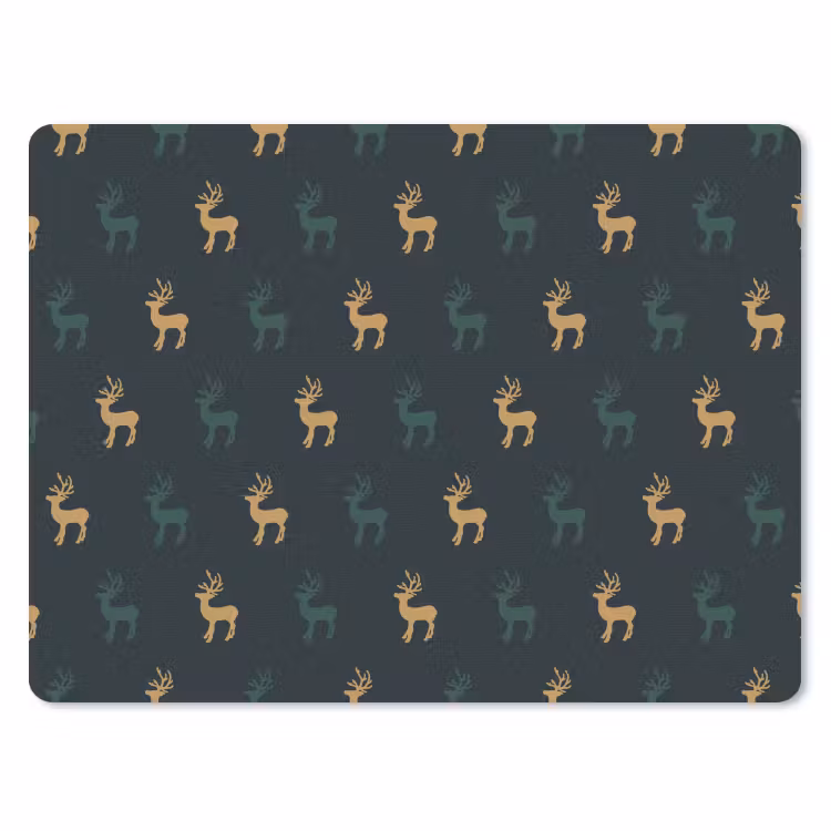 Muismat - Patroon - Groen - Herten — 1