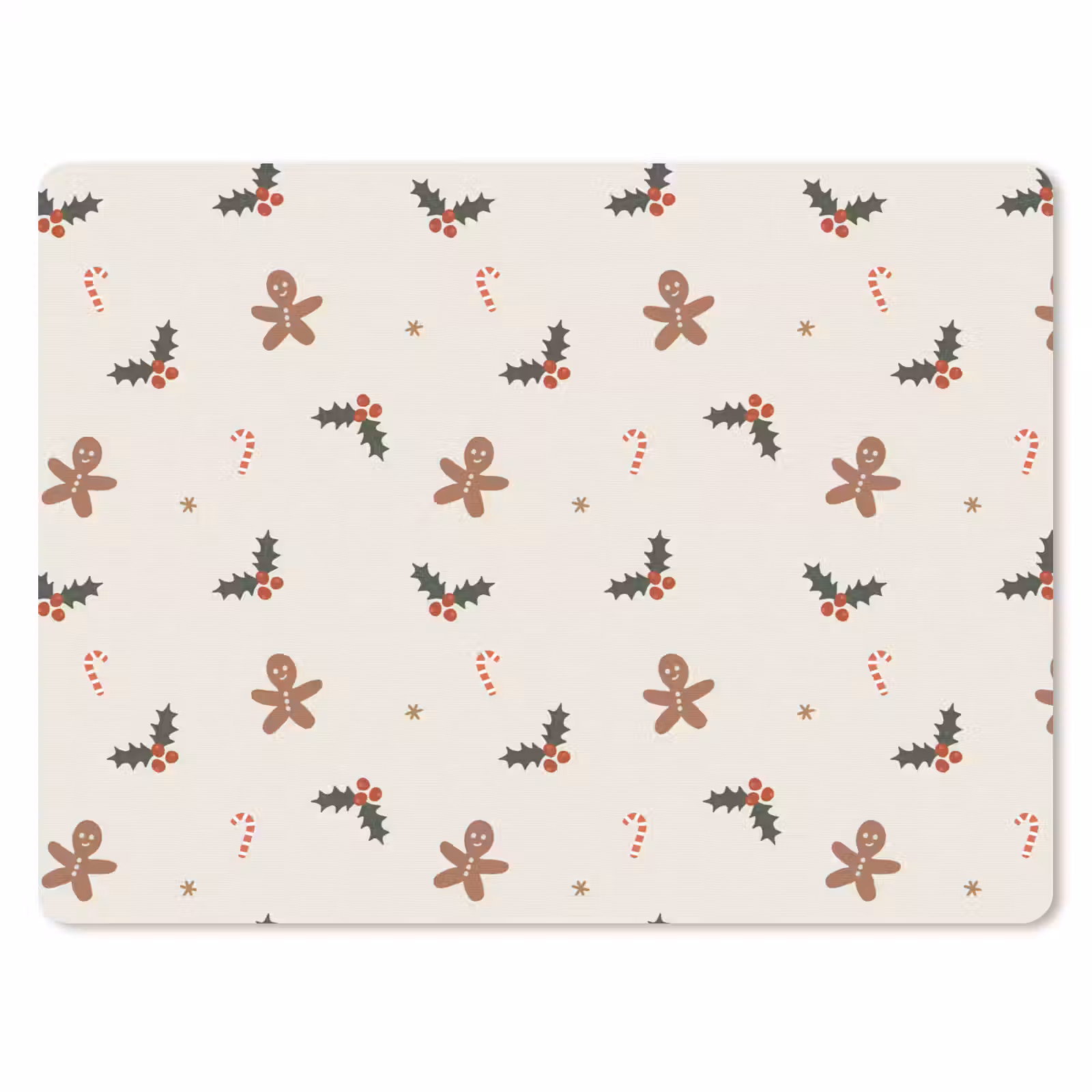 Muismat - Illustratie - Figuren - Beige — 1