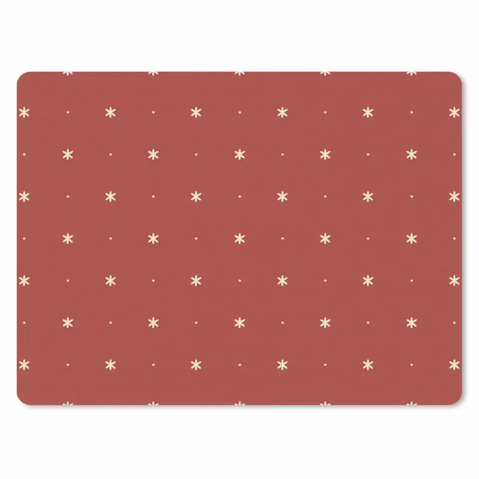 Muismat - Patroon - Stippen - Sterren - Rood — 1
