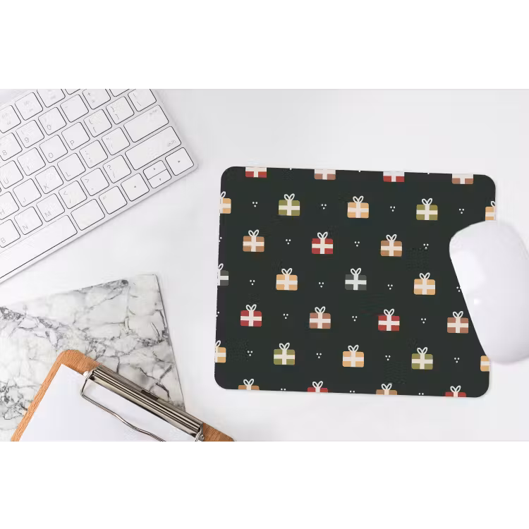 Muismat - Illustratie - Cadeaus - Groen — 2