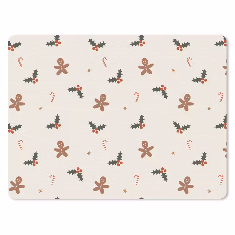 Muismat - Illustratie - Figuren - Beige — 1