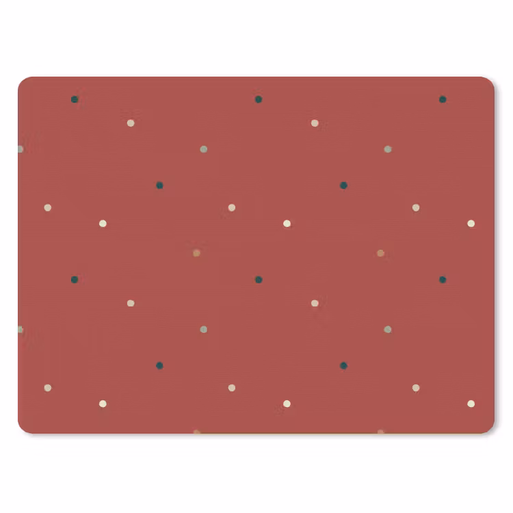 Muismat - Patroon - Stippen - Rood — 1
