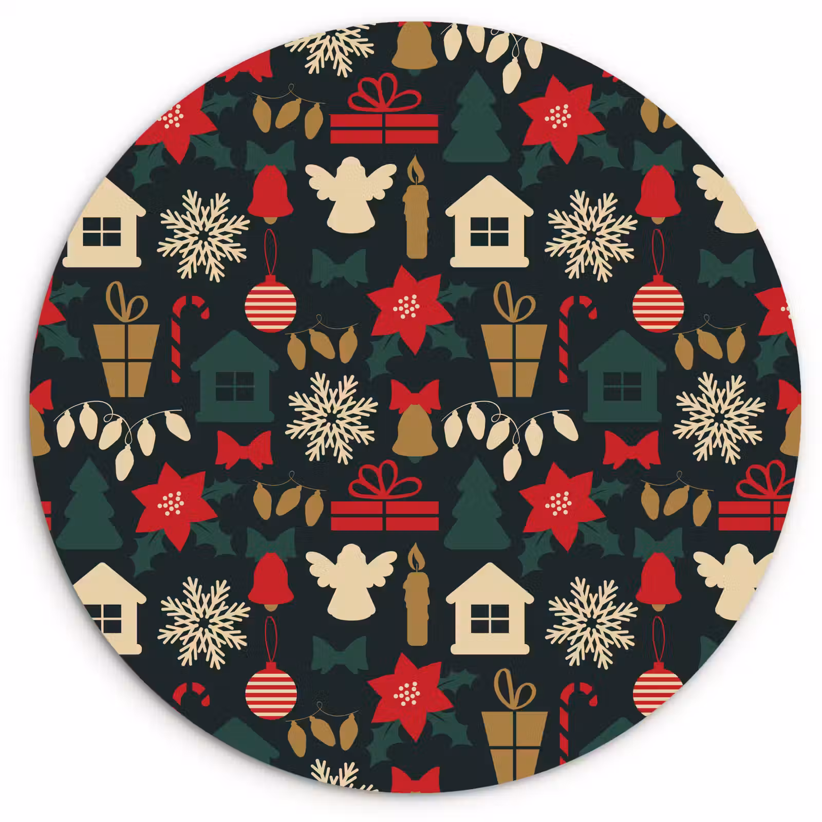 Muurcirkel - Patroon - Kerst - Symbolen — 1