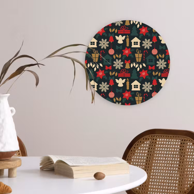 Muurcirkel - Patroon - Kerst - Symbolen — 4