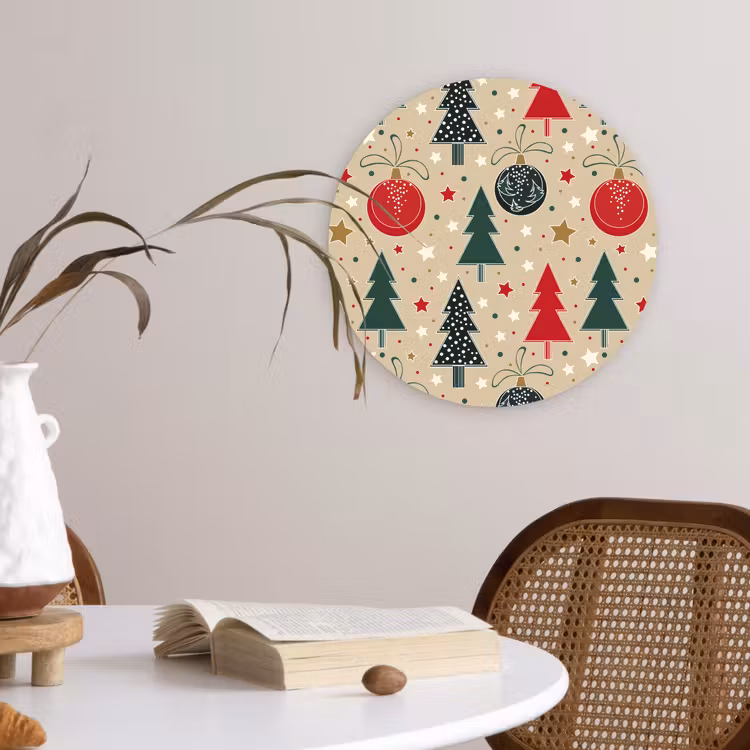 Muurcirkel - Illustratie - Kerst - Sterren — 4