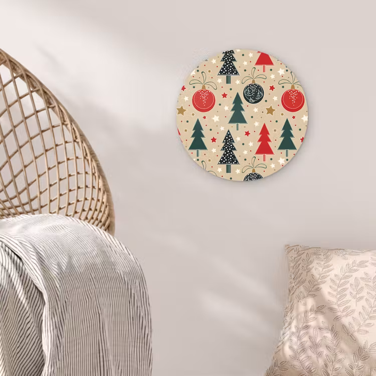 Muurcirkel - Illustratie - Kerst - Sterren — 5