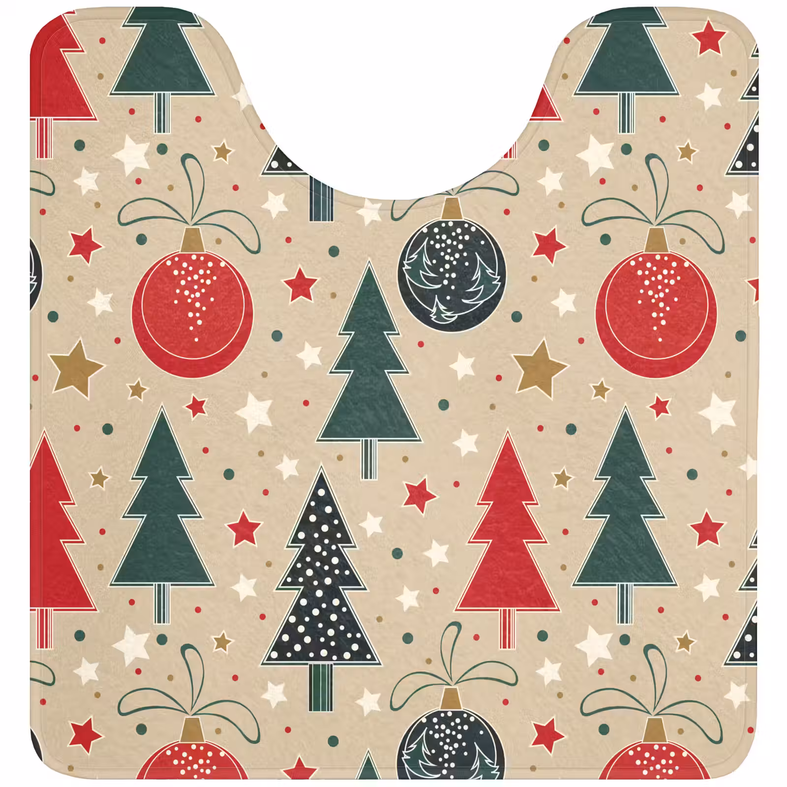 WC Mat - Illustratie - Kerst - Sterren — 1