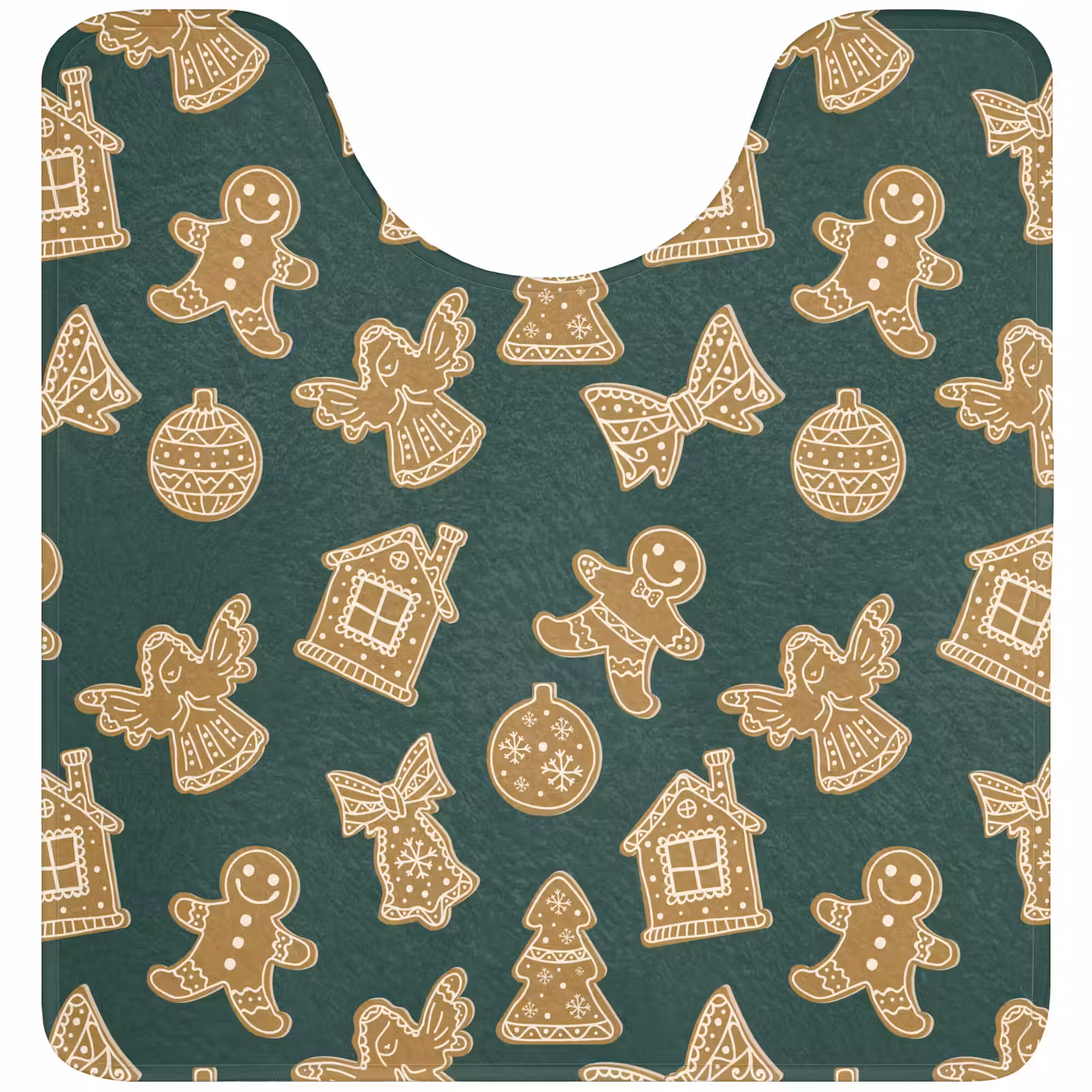 WC Mat - Illustratie - Koekjes - Groen — 1