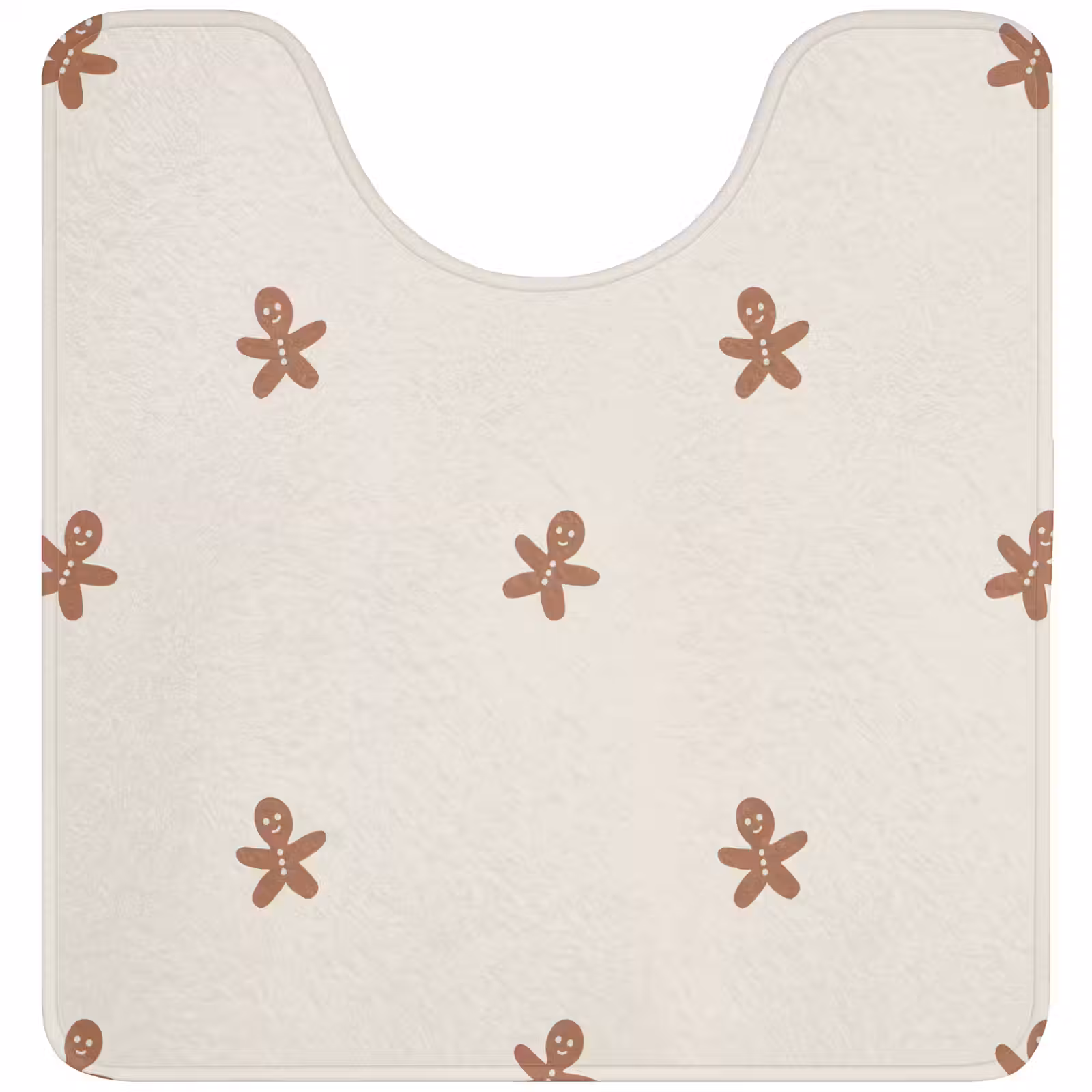 WC Mat - Patroon - Koekjes - Beige — 1