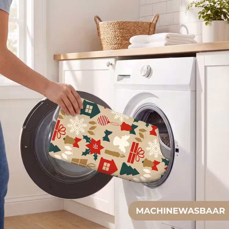 WC Mat - Illustratie - Kerst - Beige — 6