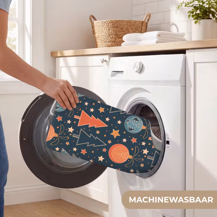 WC Mat - Illustratie - Kerst - Symbolen - Blauw — 6