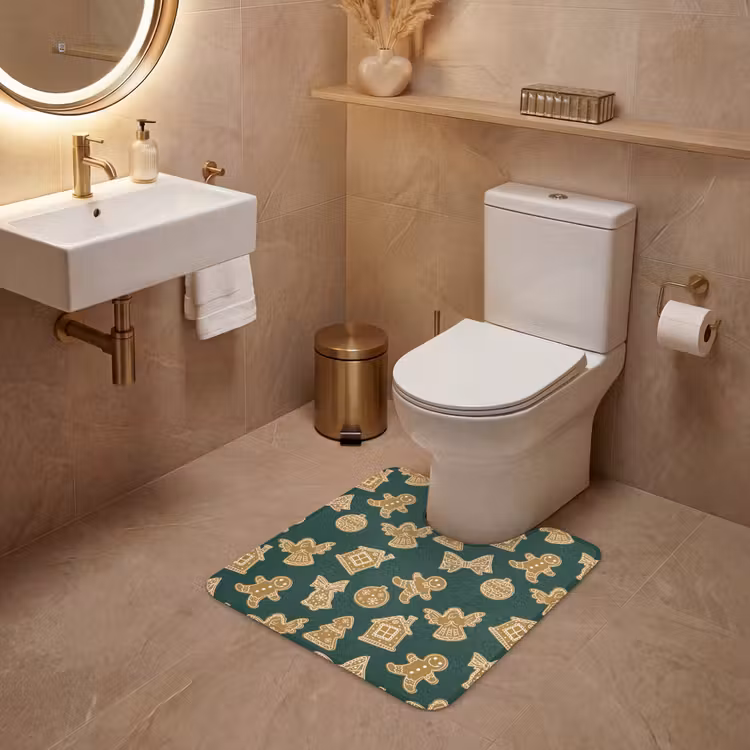 WC Mat - Illustratie - Koekjes - Groen — 3