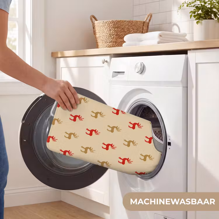WC Mat - Patroon - Herten - Beige — 6