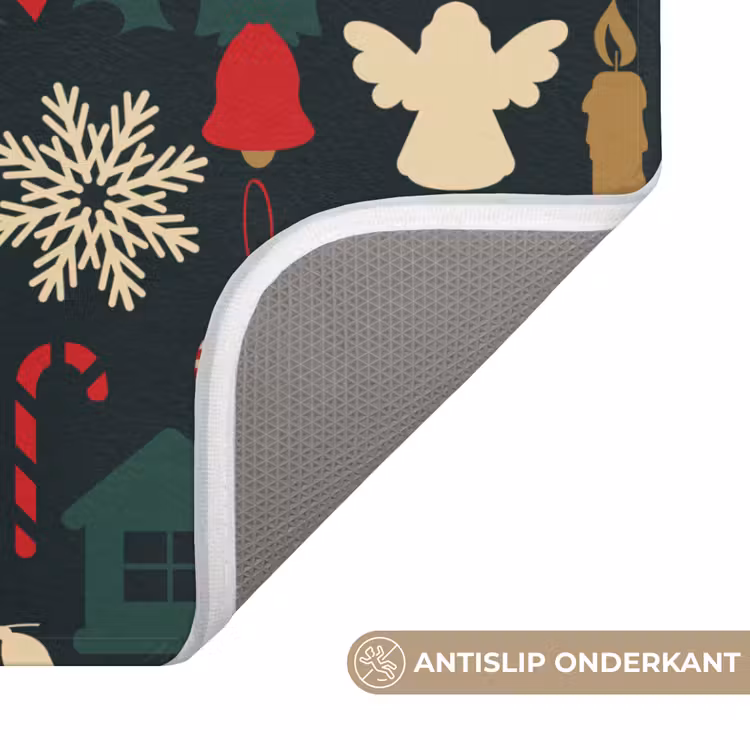 WC Mat - Patroon - Kerst - Symbolen — 4