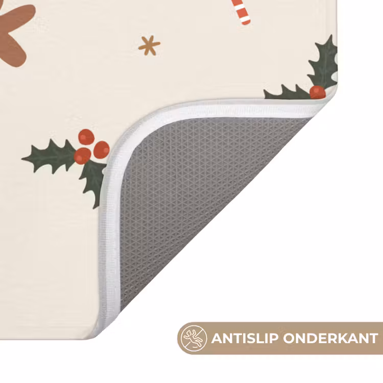 WC Mat - Illustratie - Figuren - Beige — 4