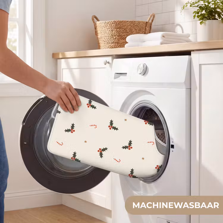 WC Mat - Illustratie - Hulsttakken - Zuurstokken - Beige — 6