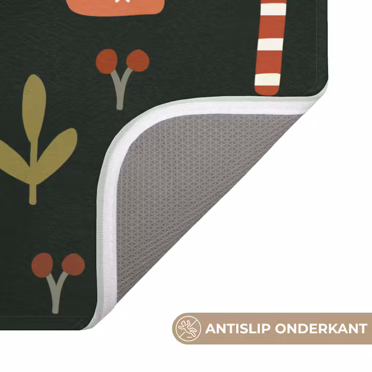 WC Mat - Illustratie - Kerstfiguren - Groen — 4