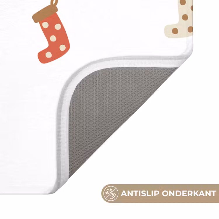 WC Mat - Illustratie - Kerstsokken - Wit — 4