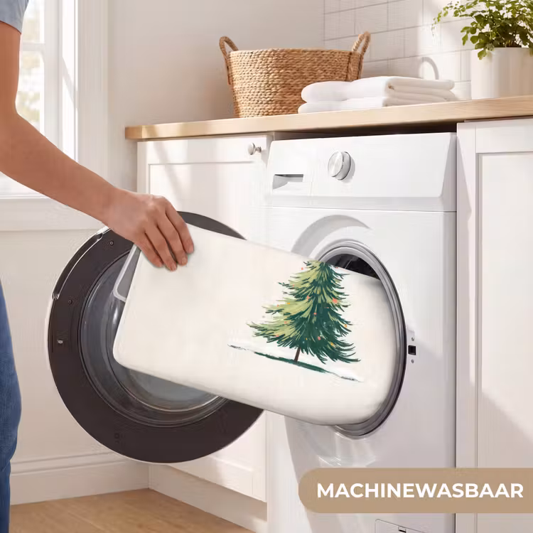 Badmat - Kerstboom - Illustratie - Ster - Sneeuw — 7